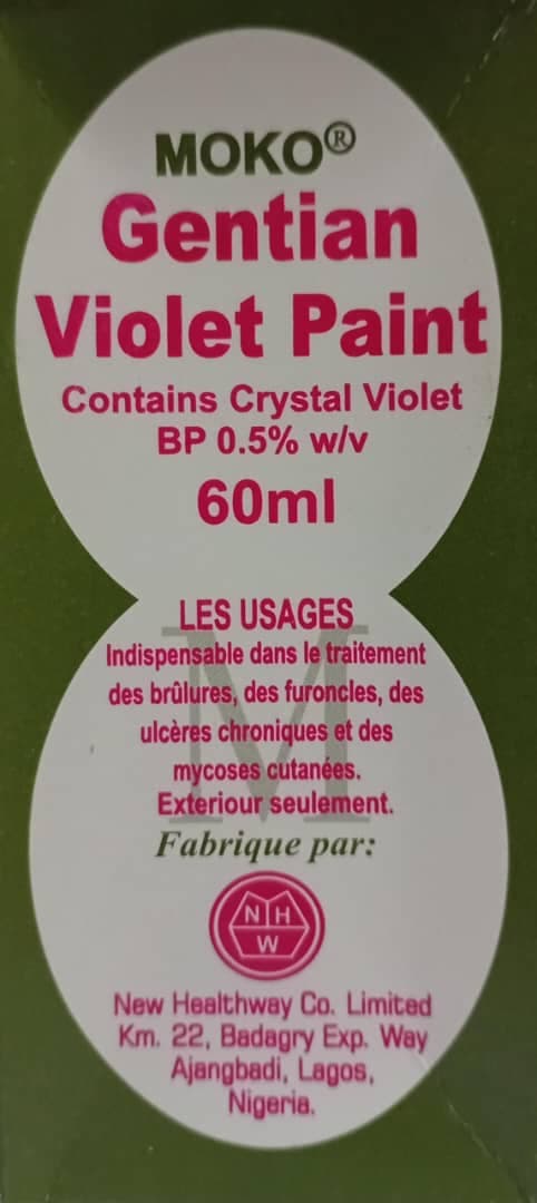 GENTAIN VIOLET PAINT 60ML (MOKO)