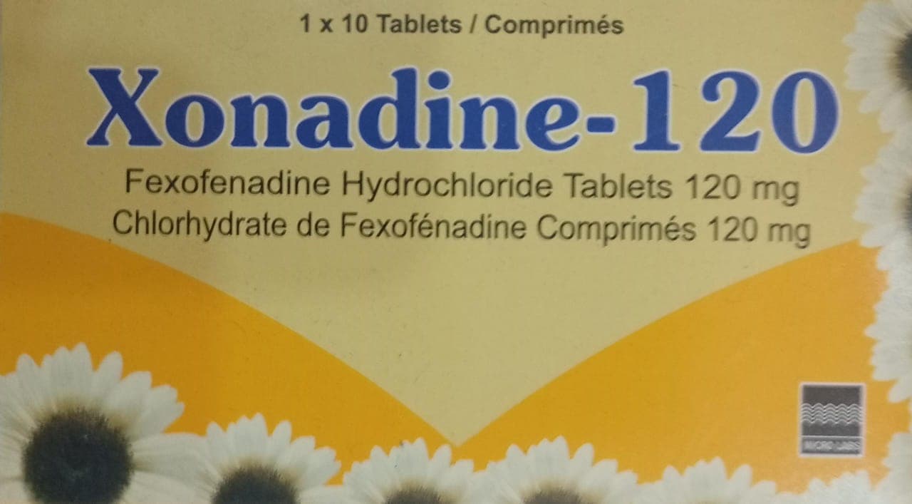 XONADINE 120 (FEXOFENADINE HYDROCHLORIDE)
