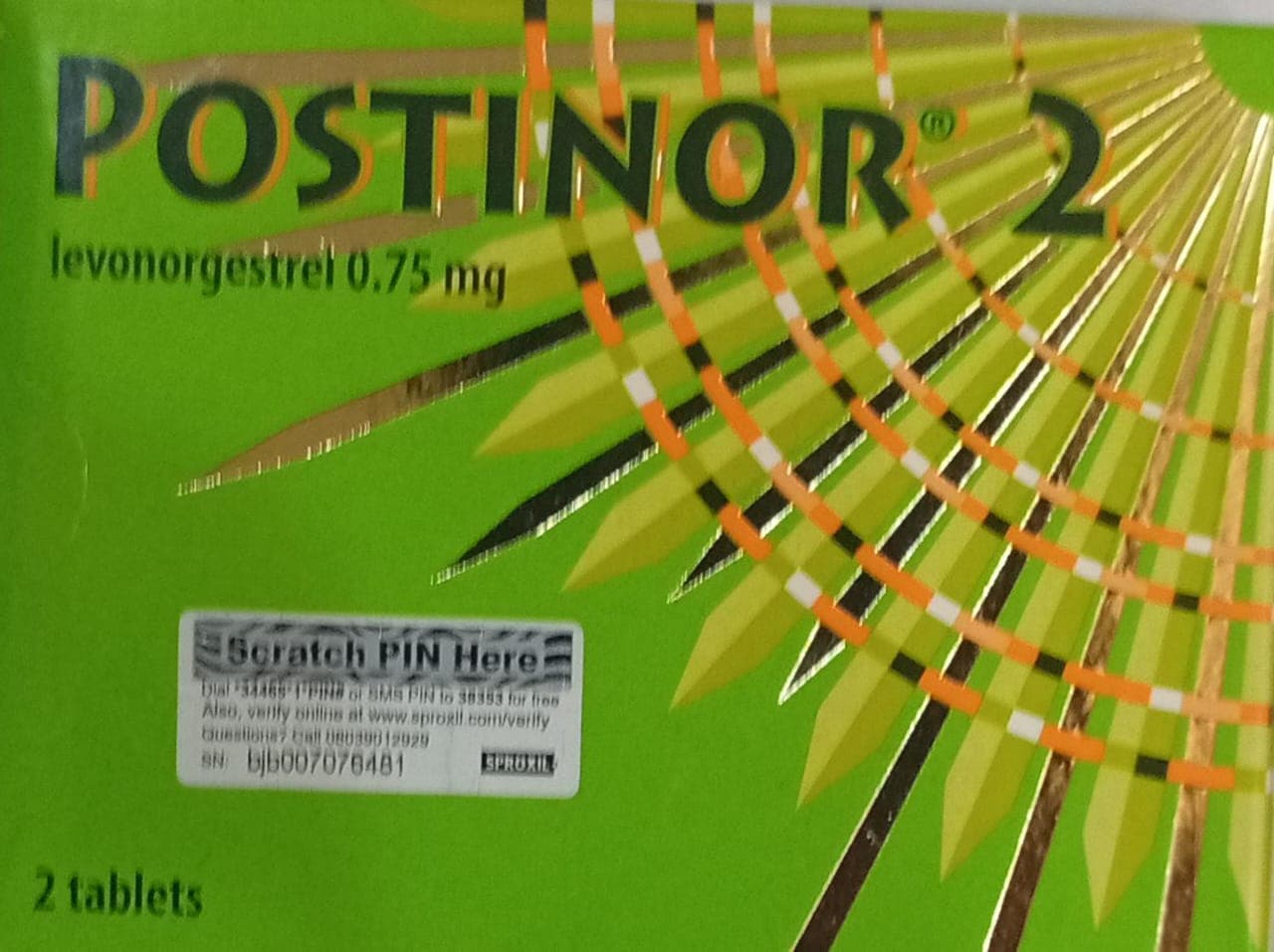 POSTINOR 2 (LEVONORGEST 0.75MG)