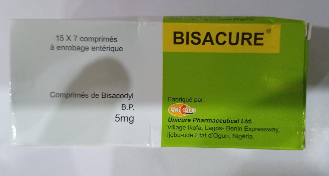 BISACURE (BISACODYL 5MG)
