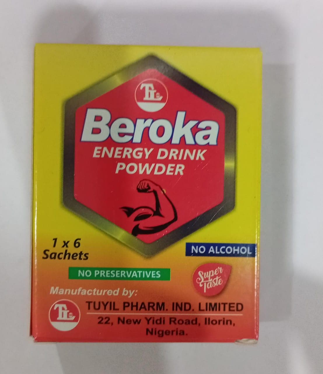 BEROKA ENERGY DRINK