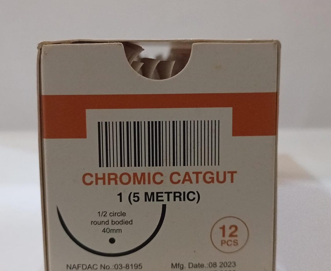 CHROMIC CATGUT 1 (CHROMISORB)