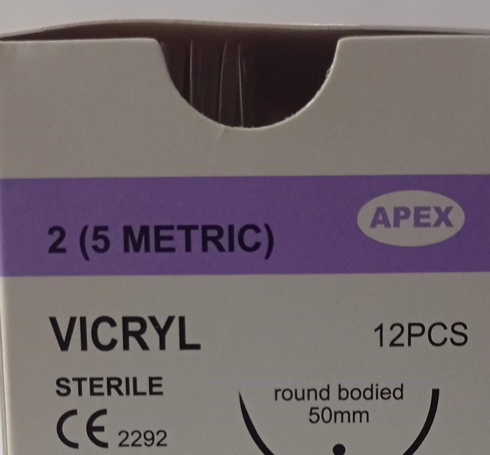 VICRYL 2 VIORYL SUTURE (APEX)
