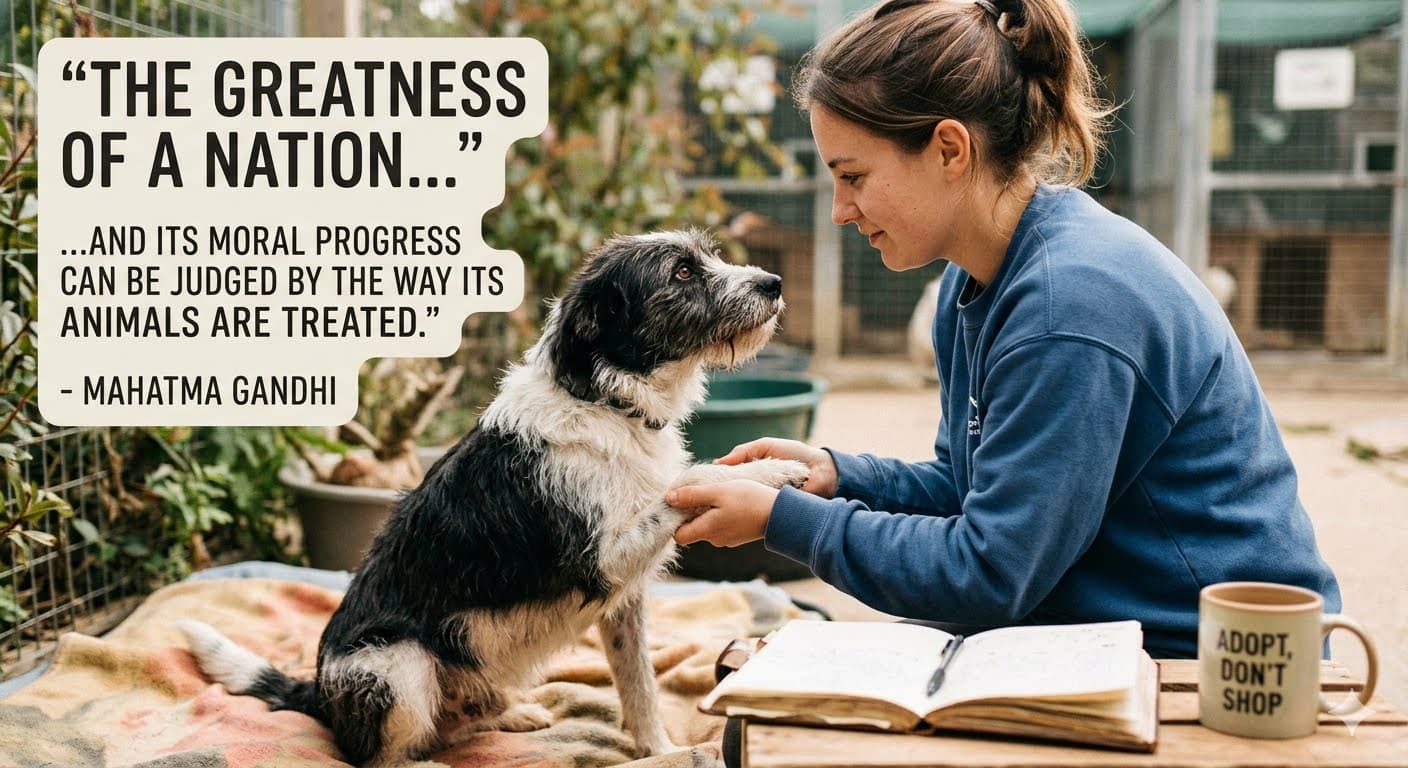 The greatness of a nation and its moral progress