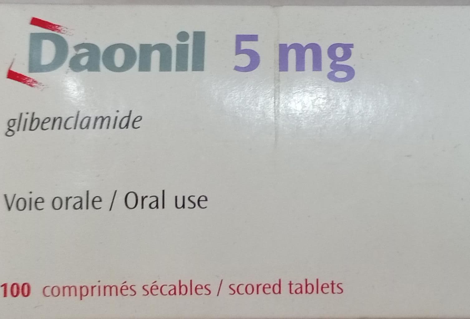 DAONIL (GLIBENCLAMIDE 5MG)
