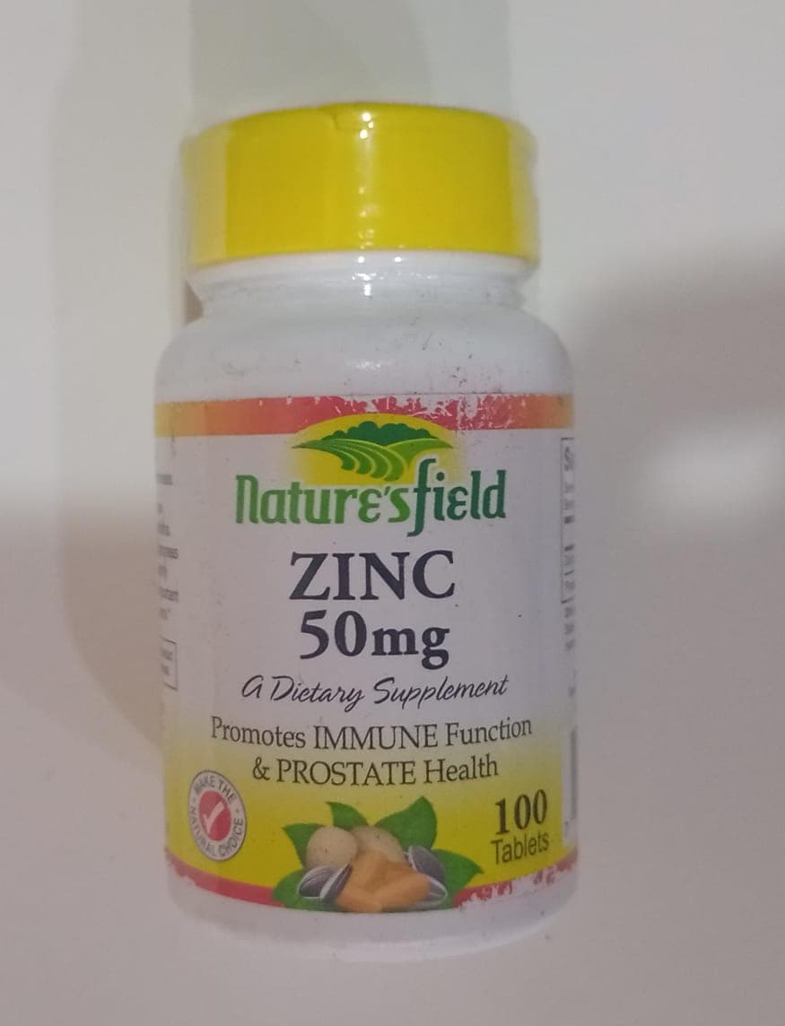ZINC 50MG X100 (NATURESFIELD)