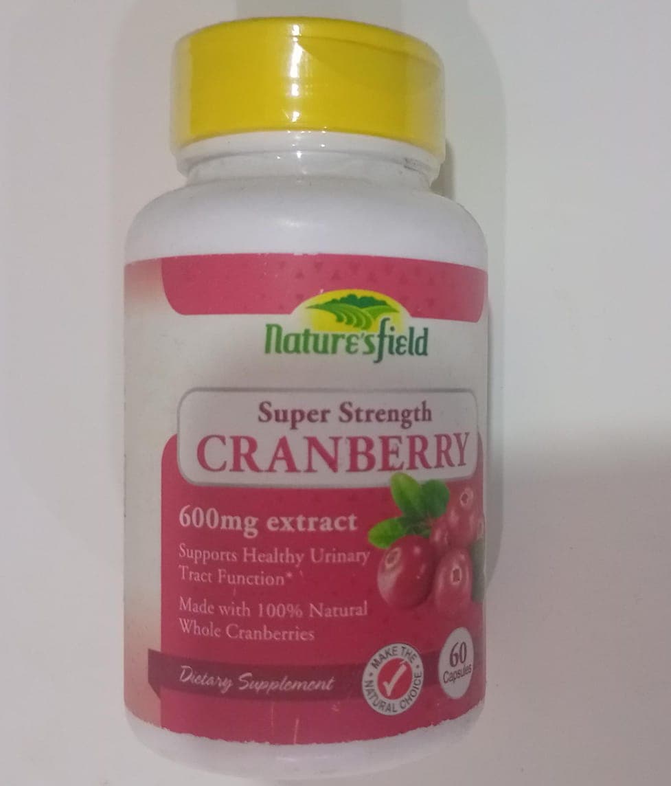 CRANBERRY 600MG X60CAPS (NATURESFIELD)
