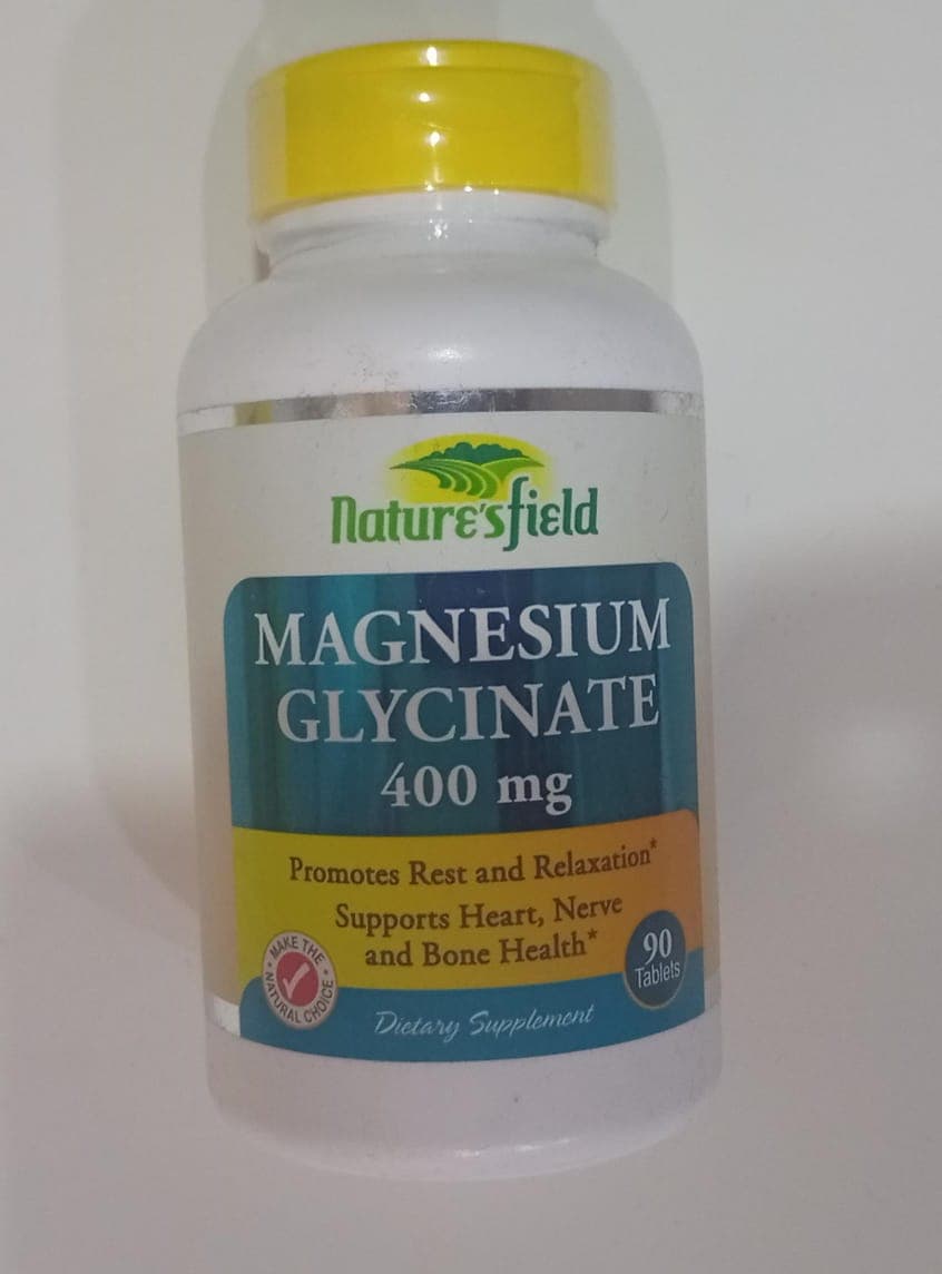 MAGNESIUM GLYCINATE 400MG X 90 (NATURESFIELD)
