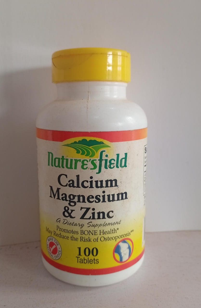 CALCIUM/MAGNESIUM/ZINC X100 (NATURESFIELD)