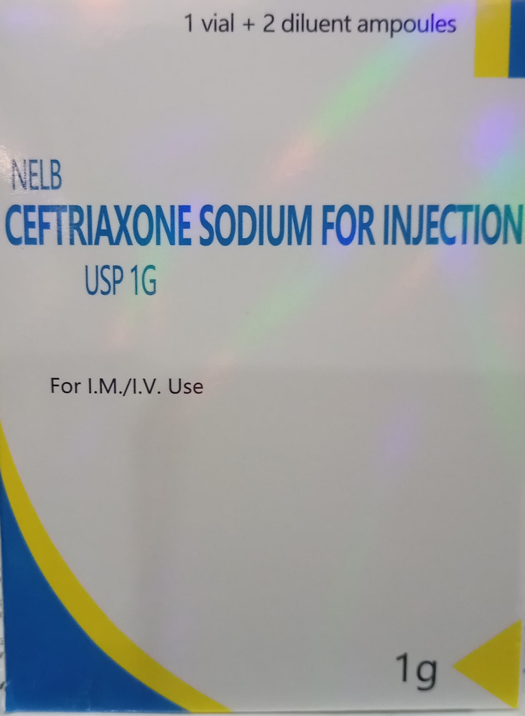 INJECTION CEFTRIAXONE (NELB)