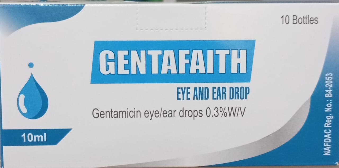 GENTAMYCIN EAR/EYE DROPS (GENTAFAITH)